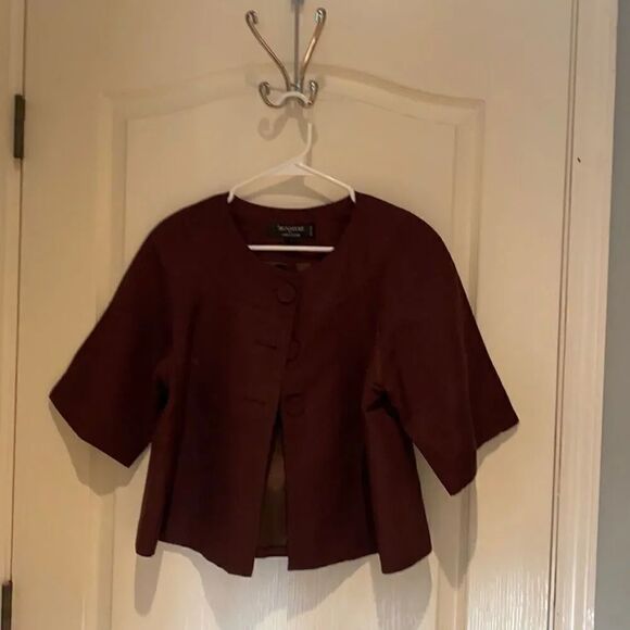 Signature by Larry Levine Jackets & Blazers - Signature by Larry Levine brown cropped jacket 10P